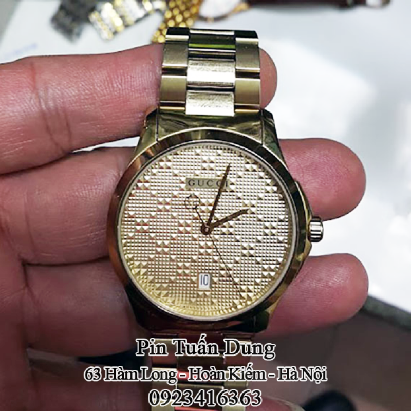 Thay pin ng h eo tay GUCCI YA126461 Pin Tu n Dung